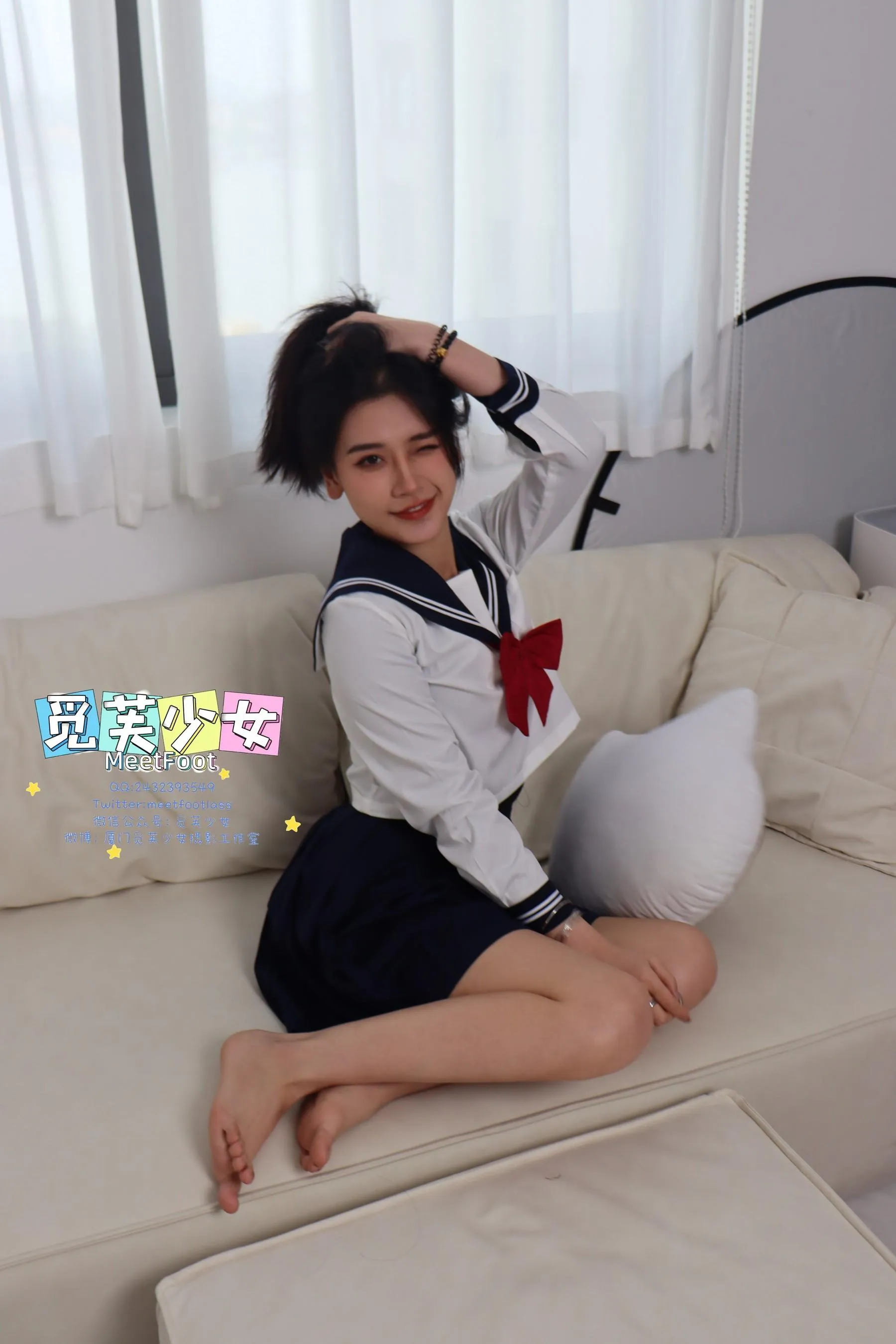 觅芙少女 NO.032 Wendy-与jk少女相遇在动漫里的的夏天 [158P]插图7